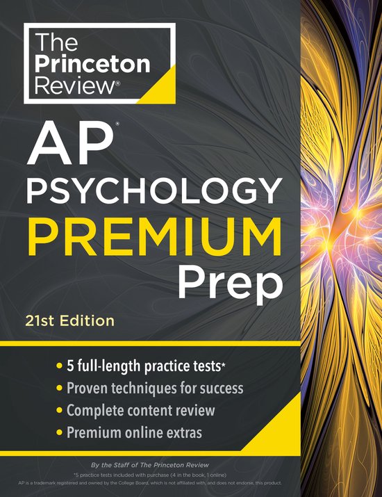 College Test Preparation Princeton Review AP Psychology Premium Prep