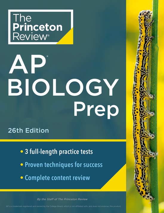 College Test Preparation Princeton Review AP Biology Prep, 2024, The