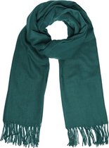 Groene damessjaal - Damessjaal - Petrol - Donkergroen - Sjaal - Stylefever