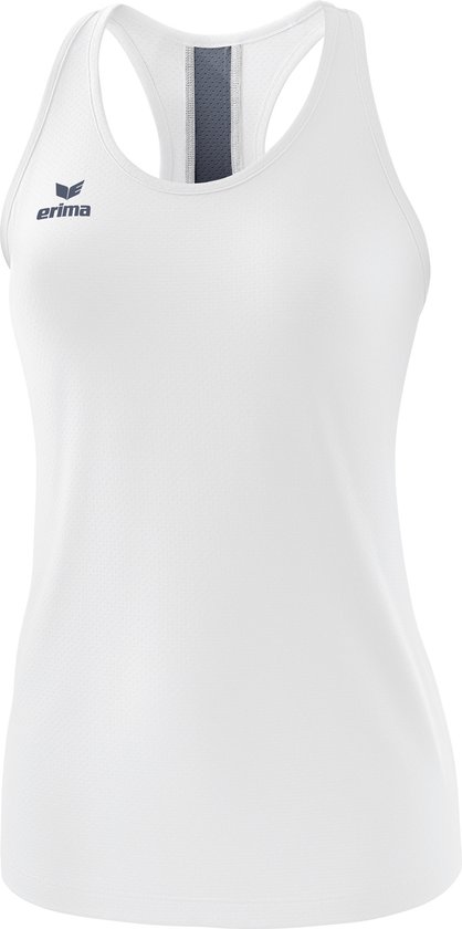 Erima Squad Tanktop Dames Wit-Slate Grijs Maat 34