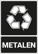 Afvalbord metalen - kunststof 297 x 420 mm