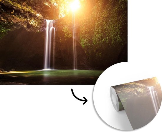 Papier peint - Papier peint photo Cascade - Tropical - Soleil - Largeur 360 cm x hauteur 240 cm