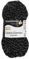 Catania Glamour Zwart met Glitter per bol van 50 gram