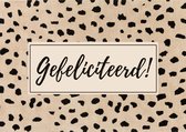 Gefeliciteerd Cheetah - Kaart