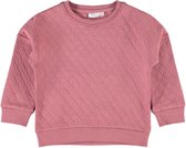 Name-it Meisjes Sweater Lotte Boxy Quilt Oneck Deco Rose