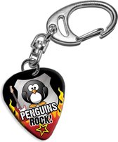 Plectrum sleutelhanger Penguins Rock!