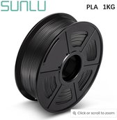 SUNLU mat zwart - 1.75mm filament - 1kg