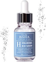 Cos de BAHA Pure Hyaluronic Acid 1% Powder Serum for Face 10,000ppm - Anti Aging + Fine Line / Intense Hydration / Facial Moisturizer / Visibly Plumped Skin / Korean Beauty Bestsel