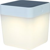 LUTEC Table Cube - Draagbare LED solarlamp - wit
