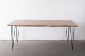 Boomstam tafel Hairpin 200cm Giga Meubel