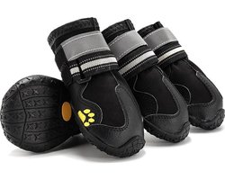 Hondenschoenen - Pootbescherming - Antislip en Waterbestendig - Maat #3/S - 4 stuks