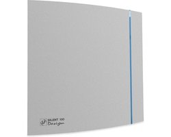 Soler & Palau Silent badkamerventilator - Design - 100cz - zilver