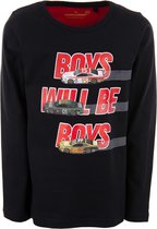 Stones and Bones t-shirt jongens - zwart - Boys - maat 140