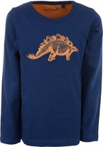 Stones and bones Stones & Bones Jongens Longsleeve Tshirt Skipper Stego Midnight - 140