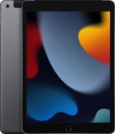 Bol.com Apple iPad (2021) - 10.2 inch - WiFi + 4G - 256GB - Spacegrijs aanbieding