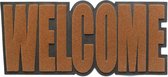 Balvi Deurmat Welcome 32,5 X 75 Cm Rubber/polyester Bruin