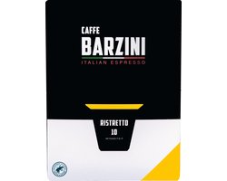 Barzini Ristretto Cups - 80 cups - Totaal 80 capsules - 100% Rainforest Alliance koffie cups - koffiecapsules