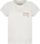 DEELUXE T-shirt met geborduurde afwerking BUSTIE Off White