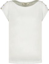 DEELUXE T-shirt met juwelen bijzonderheden LYSE Off White