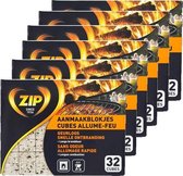 ZIP - Aanmaakblokjes - Naturel - 6 x 32 stuks (192 stuks) - Voordeelverpakking