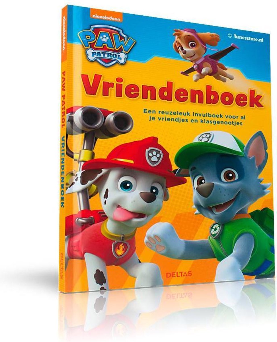 Paw Patrol Vriendenboek – Freundebuch Zum Ausfüllen Mit Malbildern, Für Kinder & Klassenkameraden