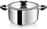 Tescoma SmartCOVER Kookpan met deksel - RVS  - Downdraft - 24 cm