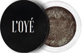 L'OYÉ MINERAL EYESHADOW TOFFEE LOVE - BRUIN/ZILVER - MINERALE OOGSCHADUW
