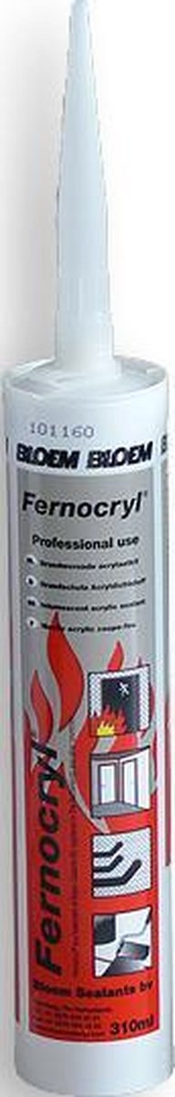 Brandwerende Acrylaatkit Fernocryl koker 310ml