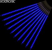 Voltronic Kerstverlichting - Meteorenregen - Kerstversiering - 10 LED Sticks - 240 LEDS - Blauw