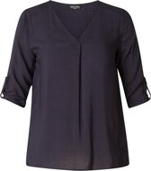 BASE LEVEL Yill Blouse - Dark Blue - maat 42