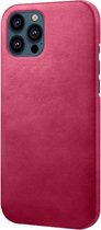 Casecentive Leren Back case - hoesje - cover - iPhone 13 Pro - roze