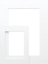 Deknudt Frames passe-partout - wit - foto 50x70 - buitenformaat 60x80