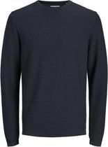 Jack & Jones Trui Jjewind Knit Crew Neck Noos 12190657 Navy Blazer Mannen Maat - L