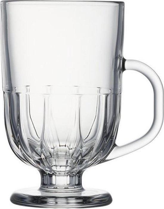 La Rochère Flore - Mok - Glas - 30 cl - Set van 4