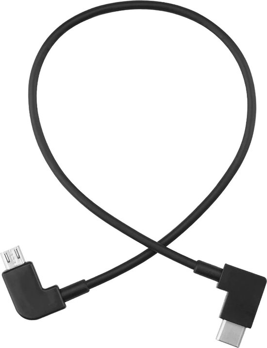 DJI Mavic 2 Pro / Mavic Mini / Mavic Air / Spark - RC Kabel - Micro USB naar USB C 30 cm