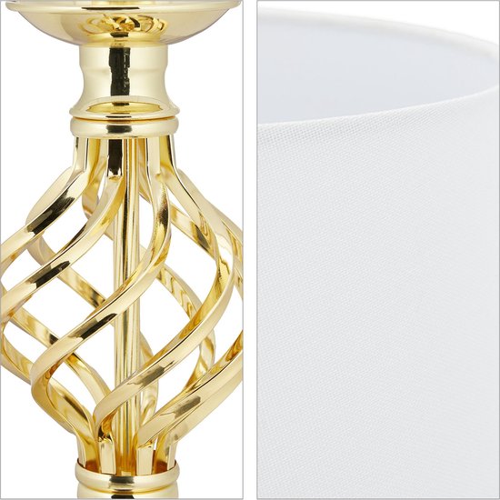 Relaxdays Nachtlampje Touch dimbaar, moderne touch-lamp met 3 niveaus