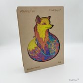 VinkToys® Legpuzzel - Vos A3 - Houten jigsaw puzzel Vos - Houten Dieren Puzzel - 336 stukjes