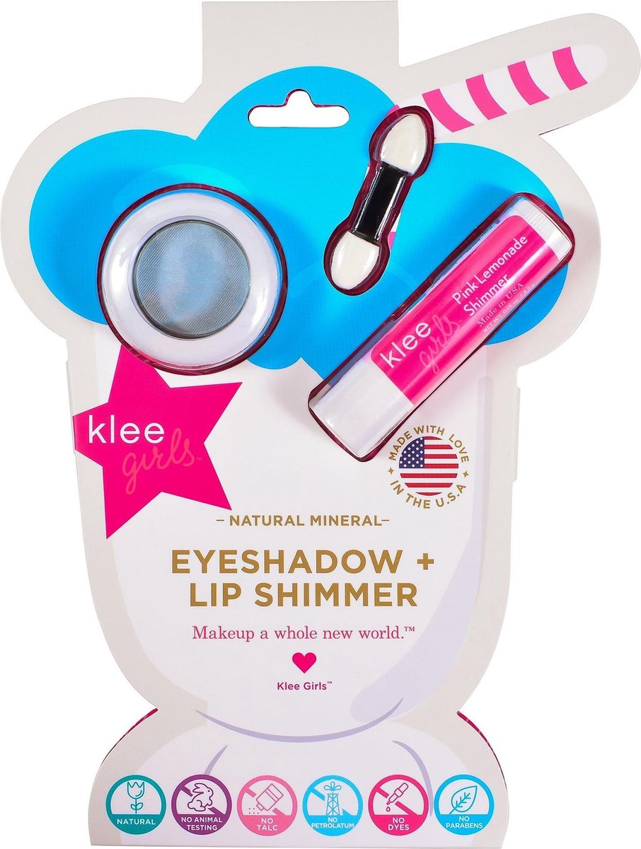 Klee Naturals- Blue Baby Sparkles Ice Cream Parlor - Speel make up