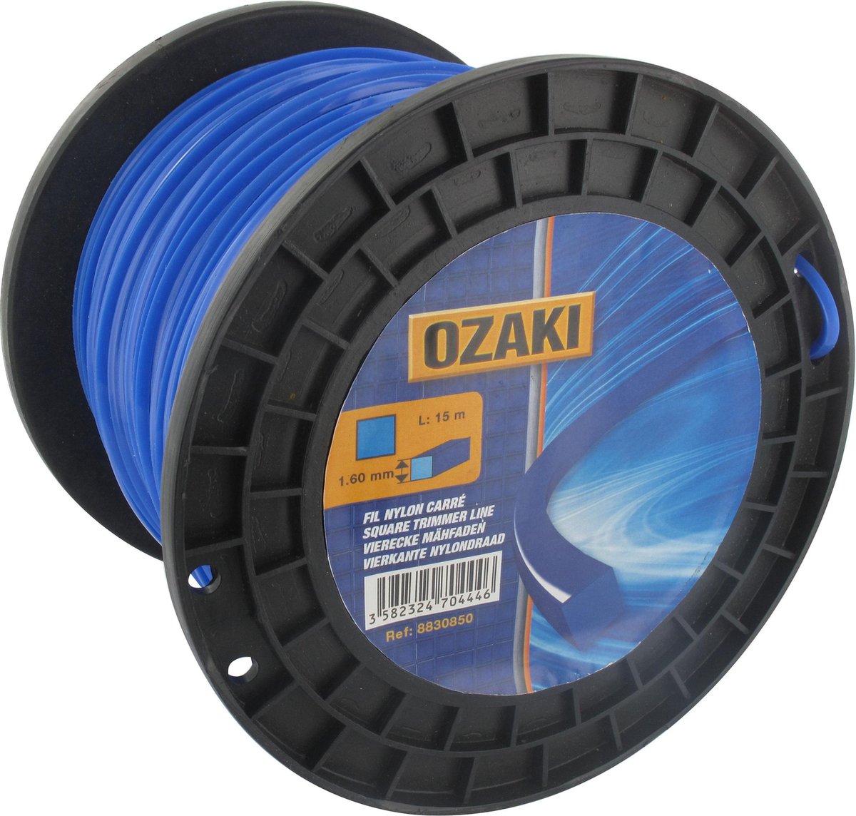 OZAKI - maaidraad 2.4 mm vierkant