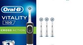 Oral-B PRO Vitality Cross Action - Elektrische tandenborstel - 3 extra opzetborstels