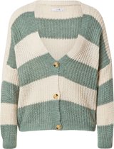Hailys gebreid vest joy Crème-M/L (L-Xl)