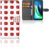 Telefoonhoesje Motorola Moto G9 Play | E7 Plus Book Case Paprika Red
