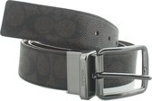 Coach Harness Buckle Cut-to-size Reversible Mahogany 38mm Belt