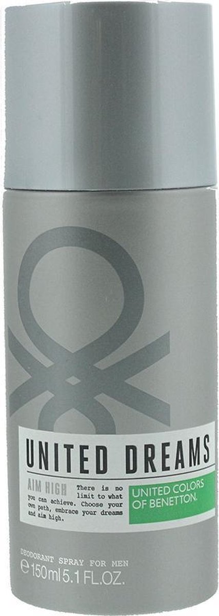United Colors Of Benetton United Dreams, Aim High Deodorant Spray 150ml For Men