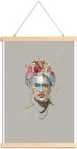 JUNIQE - Posterhanger Frida 3 -20x30 /Kleurrijk