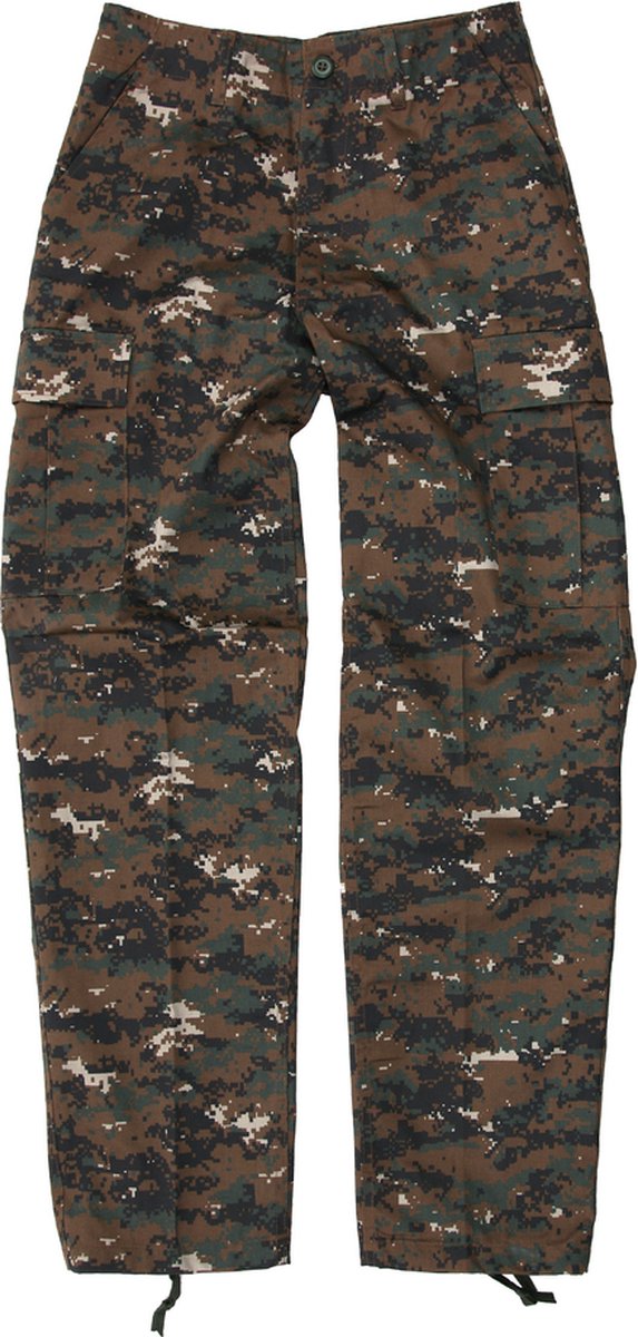 Fostex BDU legerbroek digital WDL camo XXS