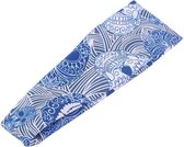 Haarband - Sport haarband - Dames haarband - Meiden haarband - Tieners haarband - Blauw/Wit - Make up - Vrijetijdshaarband - Haarverzorging