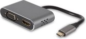 SBVR EV06 - 4 in 1 USB-C Adapter - HDMI 4K@30Hz - VGA - USB-C PD en USB-A 3.0