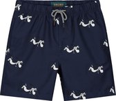 Shiwi Swimshort snoopy superrr doggg - donker blauw - 152