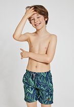 Shiwi Swimshort scratched leaves - groen - 152